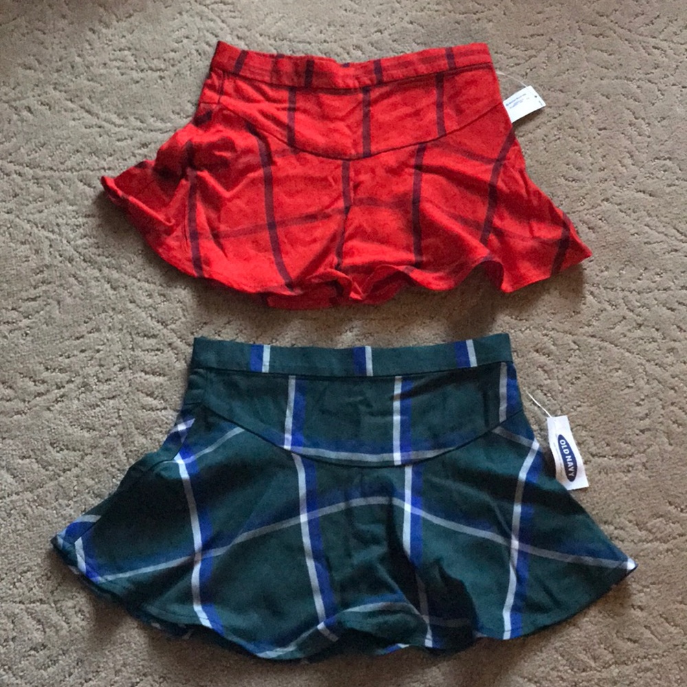 Toddler Girls Old Navy Plaid Skirt Bundle - Picture 1 of 6